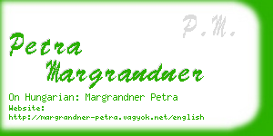 petra margrandner business card